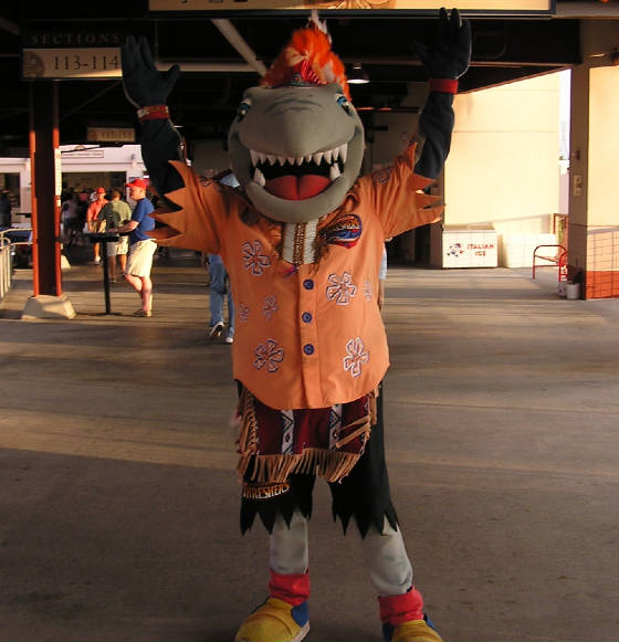 Phinley, the Threshers mascot