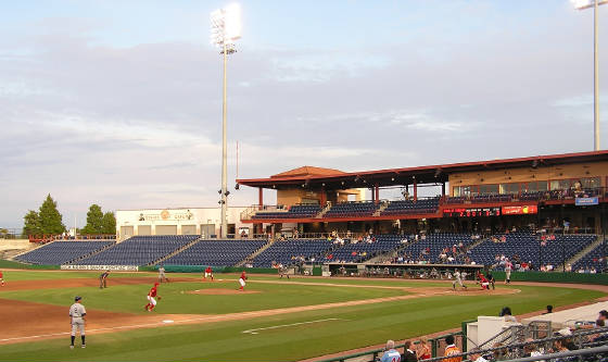 Game action in Clearwater, Florida